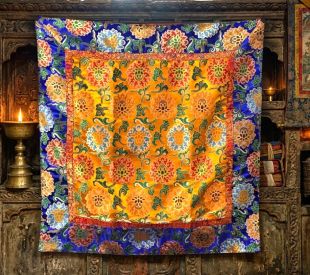 錦緞刺繡壇城桌布